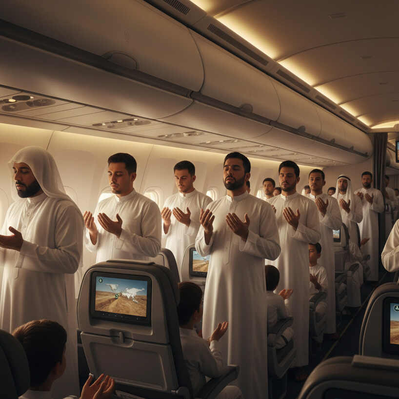 London Gatwick Umrah flight